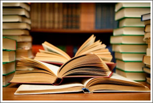stacks of books